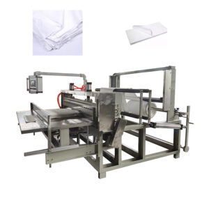 Non woven slice cutting machine