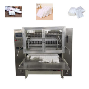 Square cotton pads making machine
