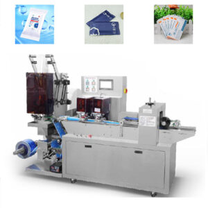 Single wet wipe packaging machine