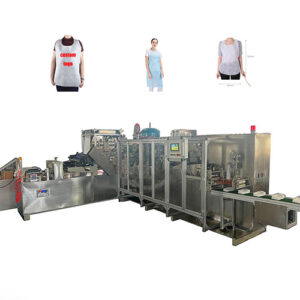 Non woven apron machine